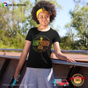 Emancipation Day Juneteenth Black American Freedom 1865 T-shirt