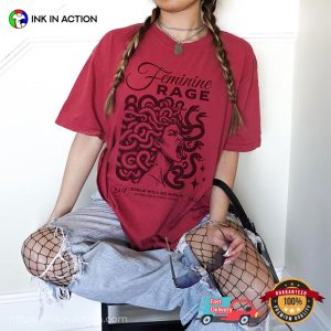 Feminine Rage Medusa Greek Mythology Comfort Colors T-shirt Feminine Rage Medusa Greek Mythology Comfort Colors T-shirt