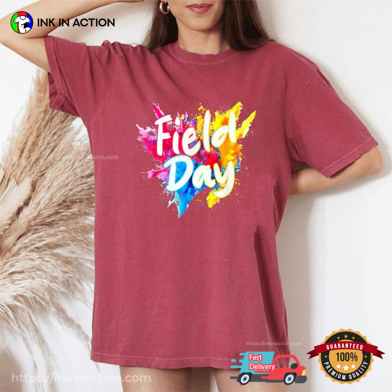 Field Day Fun Day Colorful Comfort Colors T-shirt Field Day Fun Day Colorful Comfort Colors T-shirt