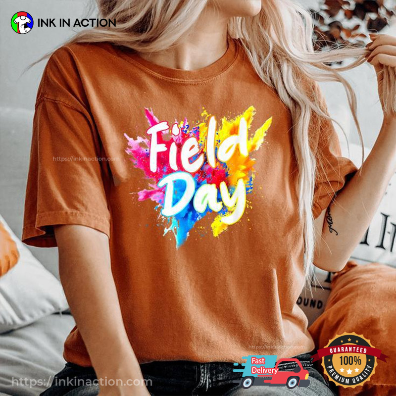 Field Day Fun Day Colorful Comfort Colors T-shirt Field Day Fun Day Colorful Comfort Colors T-shirt