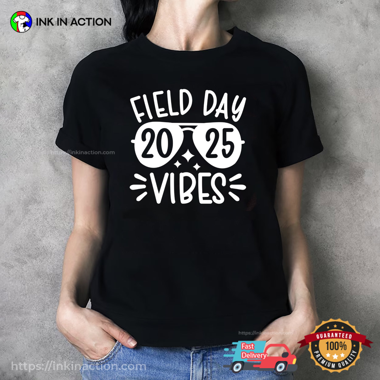 Field Day Vibes 2025 Funny Teacher T-shirt Field Day Vibes 2025 Funny Teacher T-shirt