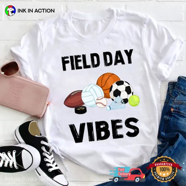 Field Day Vibes Sports Activity T-shirt