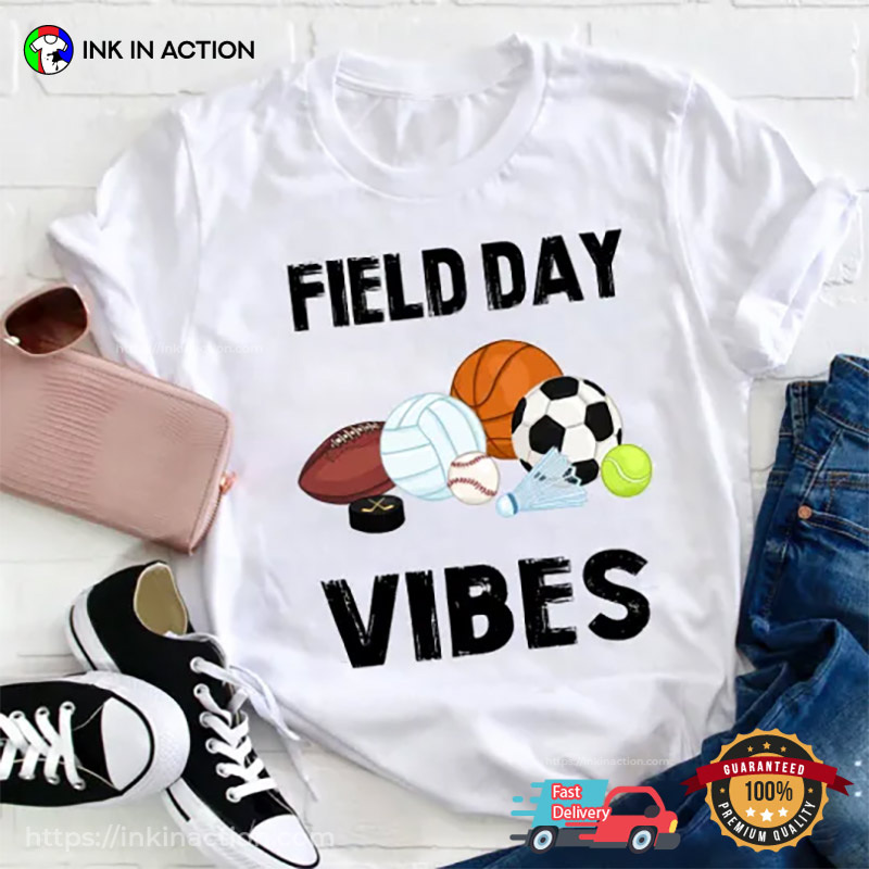 Field Day Vibes Sports Activity T-shirt Field Day Vibes Sports Activity T-shirt