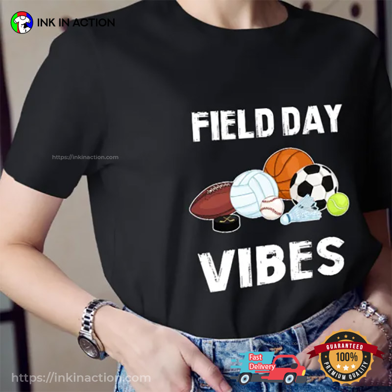 Field Day Vibes Sports Activity T-shirt Field Day Vibes Sports Activity T-shirt