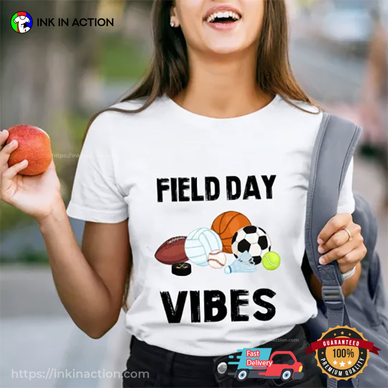 Field Day Vibes Sports Activity T-shirt Field Day Vibes Sports Activity T-shirt
