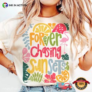 Forever Chasing Sunsets Boho Foral Shirt 2