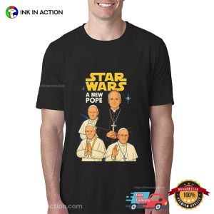 Funny Star Wars A New Pope Unisex T shirt 3