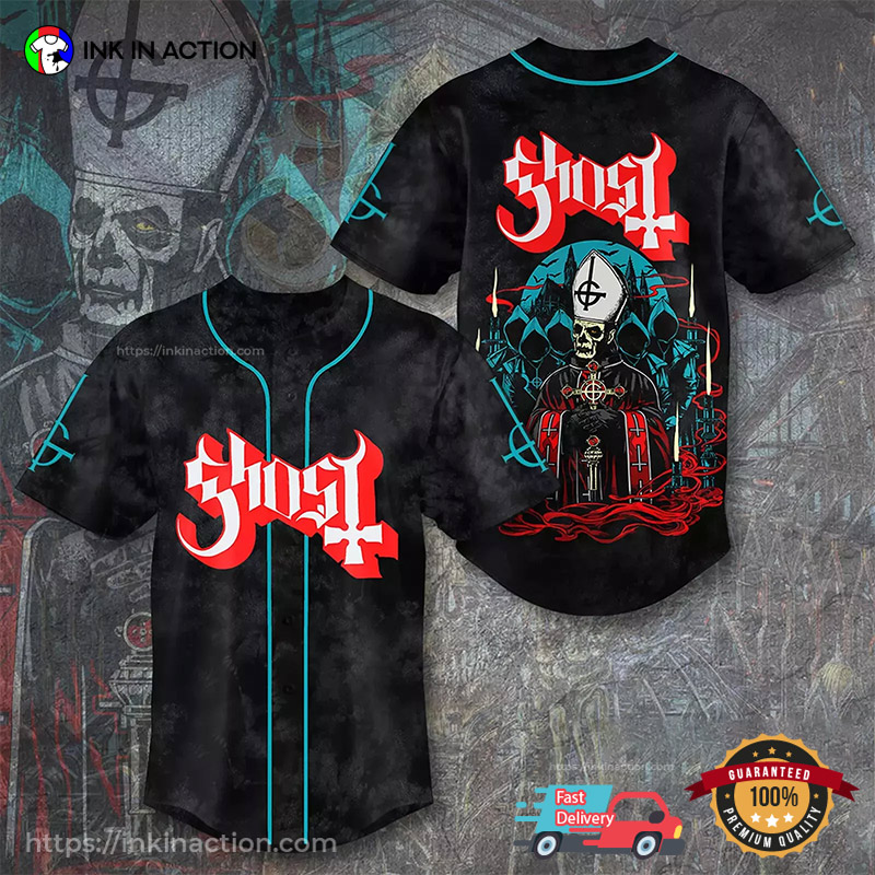 Ghost Band World Tour 2025 Baseball Jersey Ghost Band World Tour 2025 Baseball Jersey