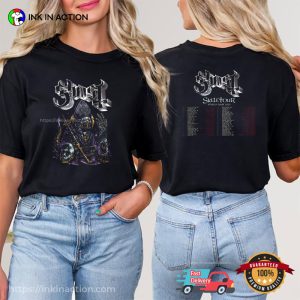Ghost Skeletour World Tour 2025 Schedules 2-sided T-shirt