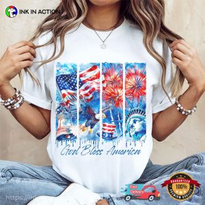 God Bless America 4th Of July USA Flag Shirt
