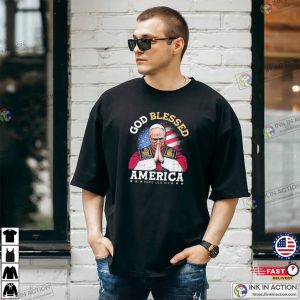 God Blessed America Pope Leo XIV Robert Francis Graphic T shirt 2