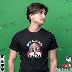 God Blessed America Pope Leo XIV Robert Francis Graphic T shirt 3