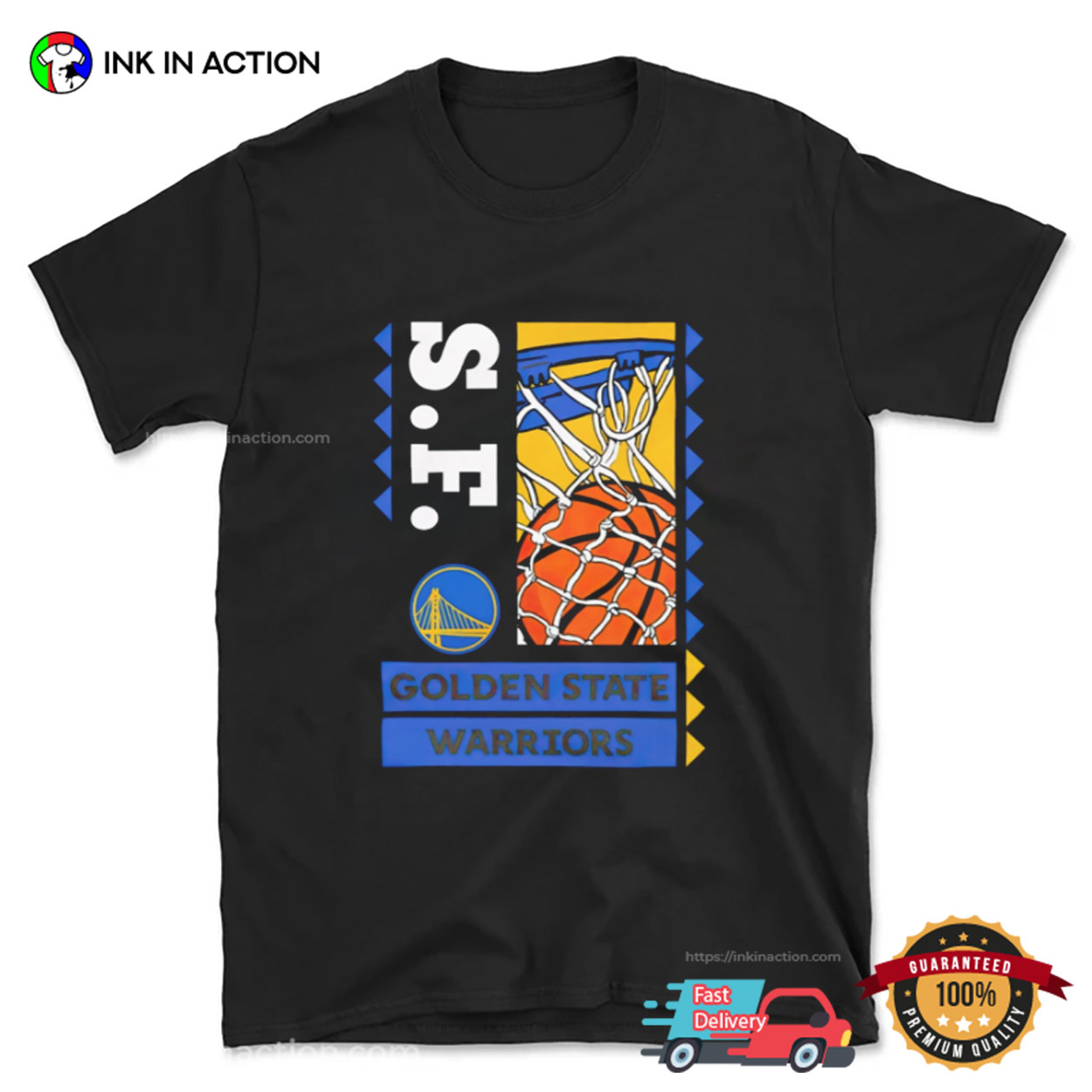 Golden State Warriors Ballin 2025 NBA Playoffs SF T-shirt Golden State Warriors Ballin 2025 NBA Playoffs SF T-shirt