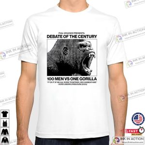 Gorilla 100 Men Vs One Gorilla Shirt