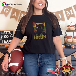 Grumpy Cat Bruh Meme Retro Japanese Style T shirt 3