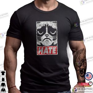 Grumpy Cat Hate Graphic T-shirt