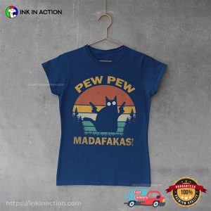 Grumpy Cat Pew Pew Madafakas Vintage Comfort Colors T shirt 3