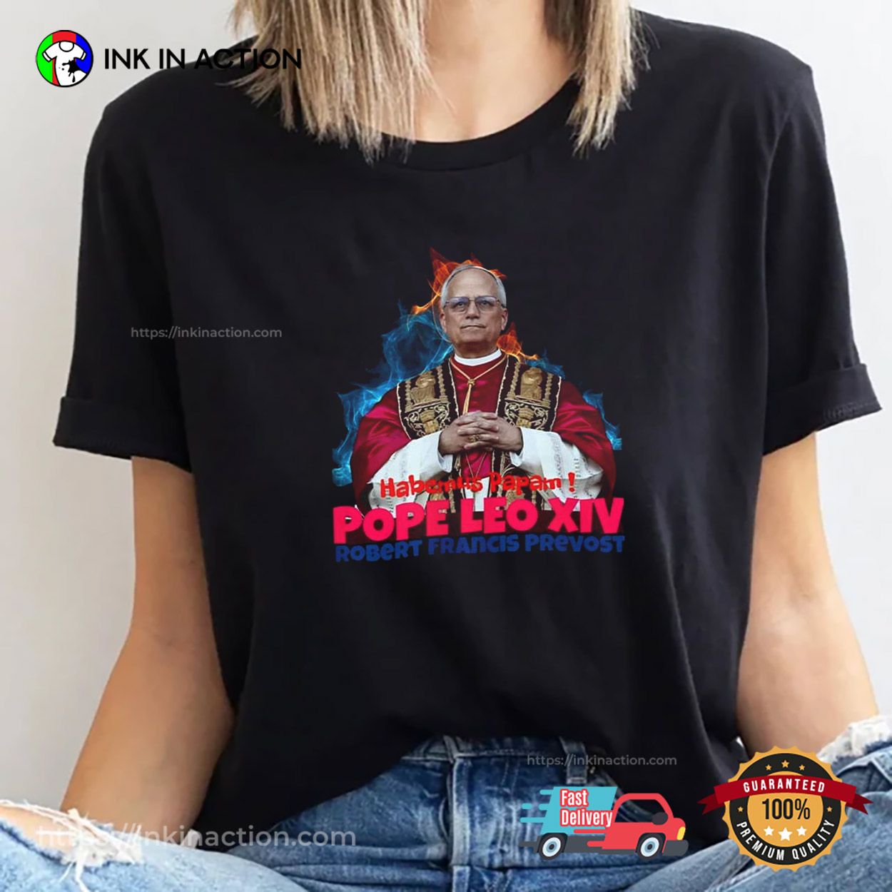 Habemus Papam Pope Leo XIV Robert Francis Prevost T-shirt Habemus Papam Pope Leo XIV Robert Francis Prevost T-shirt