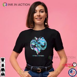 In A World Where You Can Be Anything Be Kind Autism Acceptance T-shirt