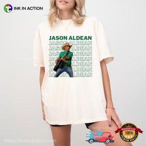 Jason Aldean Full Throttle Tour 2025 Graphic Comfort Colors T shirt 3