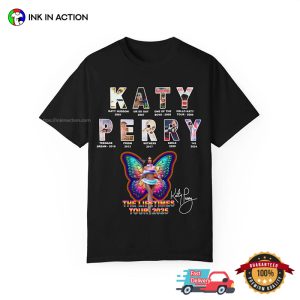 All Albums Katy Perry The Lifetime Tour 2025 Signature Shirt