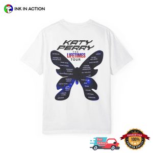 Katy Perry The Lifetime Tour Tracklist 2-sided T-shirt