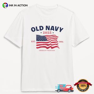 Old Navy 2025 American Tradition USA Flag Shirt