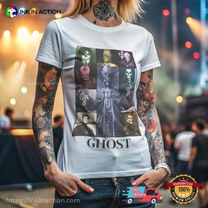 Papa Perpetua Ghost Metal Band Eras Tour T-shirt