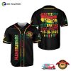 Personalized Juneteenth Breaking Every Chain Since 1865 Baseball Jersey