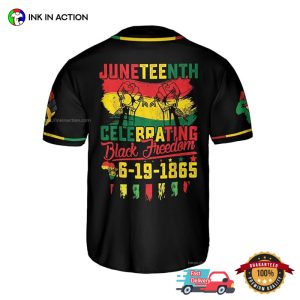 Personalized Juneteenth Breaking Every Chain Since 1865 Baseball Jersey 2