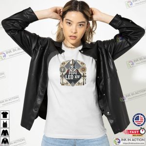 Pope Leo XIV Robert Francis Prevost Catholic Style T-shirt