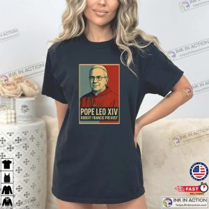 Pope Leo XIV Robert Francis Prevost New Pope T-shirt