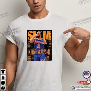SLAM NBA Jalen Brunson New York Knicks Poster T-shirt SLAM NBA Jalen Brunson New York Knicks Poster T-shirt