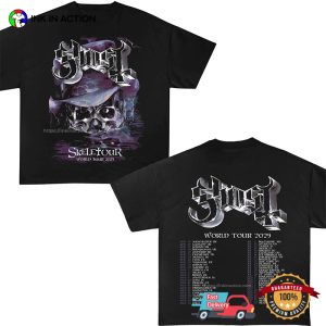 Skeletour World Tour 2025, Ghost Band Concert T-shirt