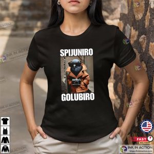 Spijuniro Golubiro Italian Brainrot Meme T-shirt