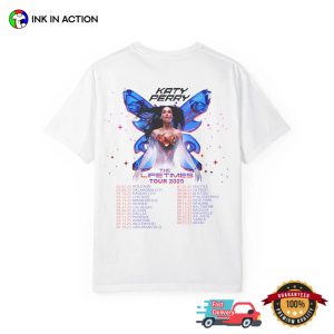 The Lifetime Tour 2025 Dates Katy Perry Concert Graphic T shirt 1
