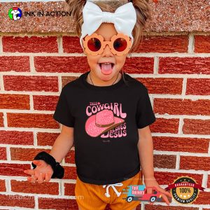 This Cowgirl Loves Jesus Blessed Girl T-shirt