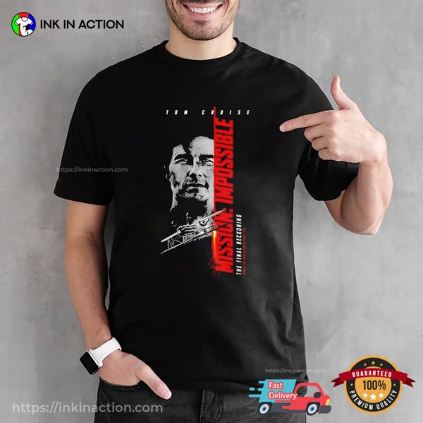 Tom Cruise Mission Impossible The Final Reckoning Graphic T shirt