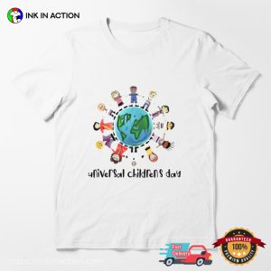 Universal Children's Day Happiness World T shirt 3
