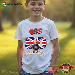 VE Day 80th Anniversary British Flag Victory T-shirt