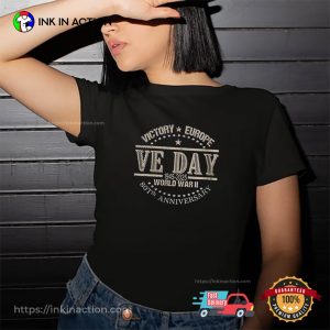 Victory Europe VE DAY 80th Anniversary Celebration T-shirt