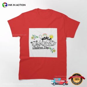 World Children Day Kids Art Unisex T shirt 3