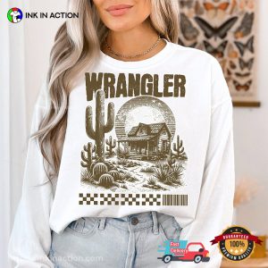 Wrangler Western House Vintage Comfort Colors T shirt 1