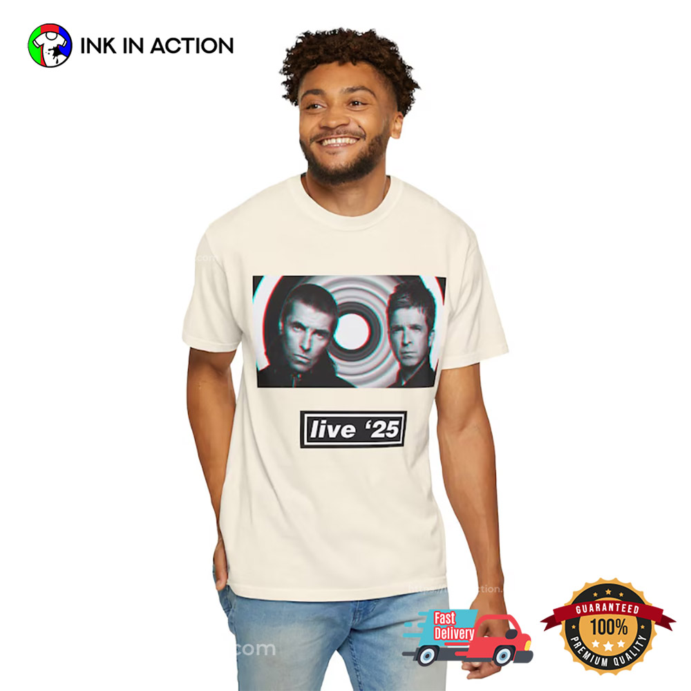 2025 Oasis Tour World T-shirt 2025 Oasis Tour World T-shirt