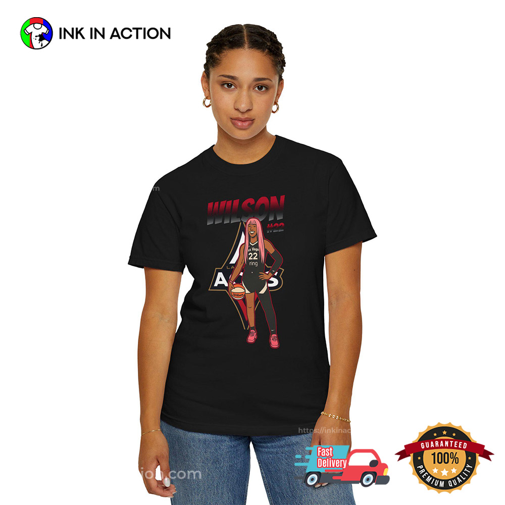 A'ja Wilson 22 Aces Basketball T-shirt