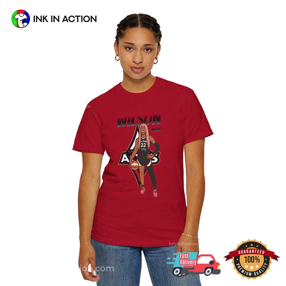 A'ja Wilson 22 Aces Basketball T-shirt