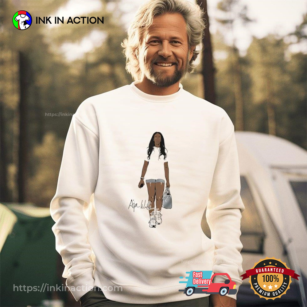 A'ja Wilson Las Vegas Aces Walking T-shirt