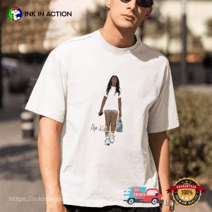 A’ja Wilson Las Vegas Aces Walking T-shirt A’ja Wilson Las Vegas Aces Walking T-shirt