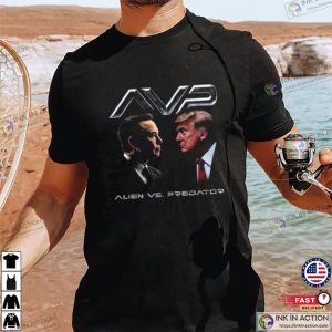 Alien Vs Predator Trump Vs Elon War Shirt