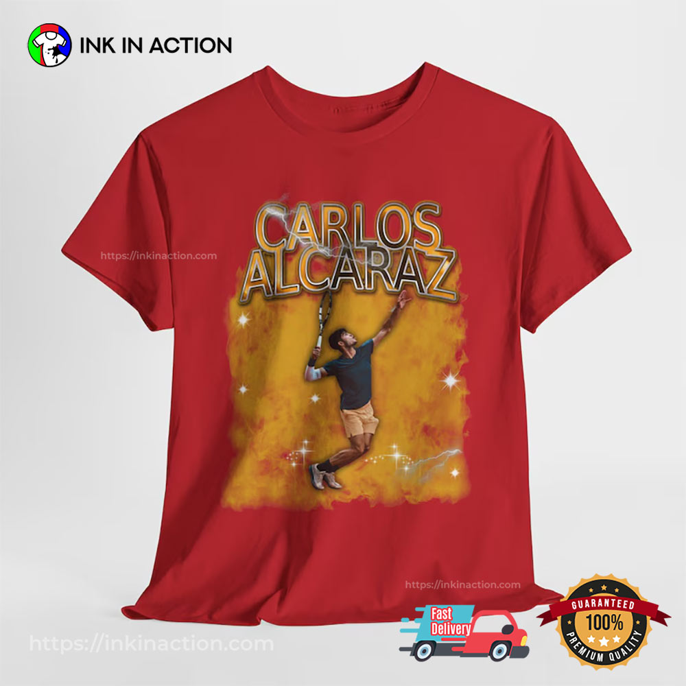Carlos Alcaraz Paddle Tennis T-shirt Carlos Alcaraz Paddle Tennis T-shirt